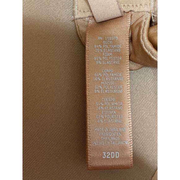 Skims Weightless Scoop Brown Medium Coverage Adjustable Underwire Demi Bra 32DD - Picture 4 of 5